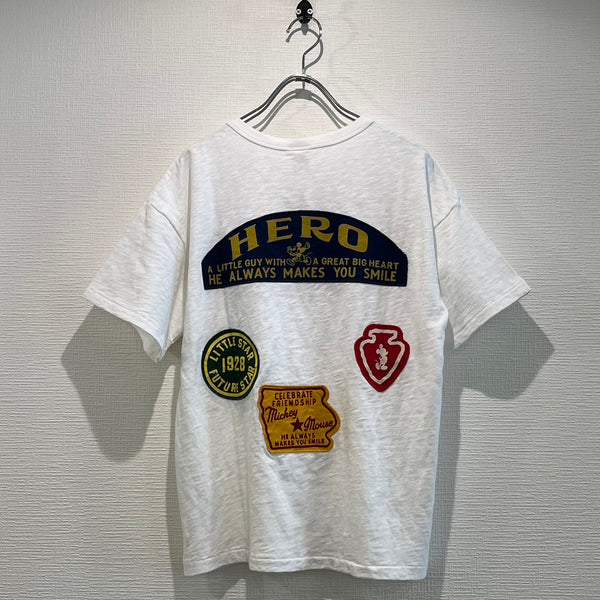 DENIMDUNGAREE/デニムダンガリー　3742454 MICKEY HERO TEE (ホワイト)