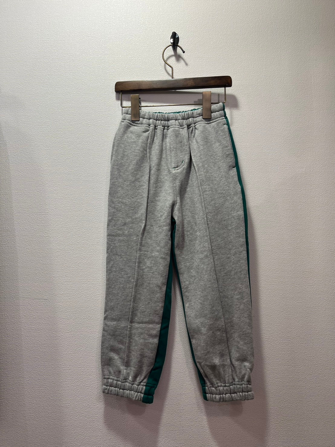 NEEDLE WORKS/ ニードルワークス   　裏毛2トーンピンタックパンツ(TOP GRAY) [1224216]