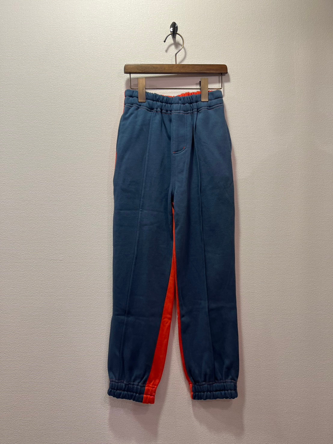 NEEDLE WORKS/ ニードルワークス   　裏毛2トーンピンタックパンツ(NAVY) [1224216J]