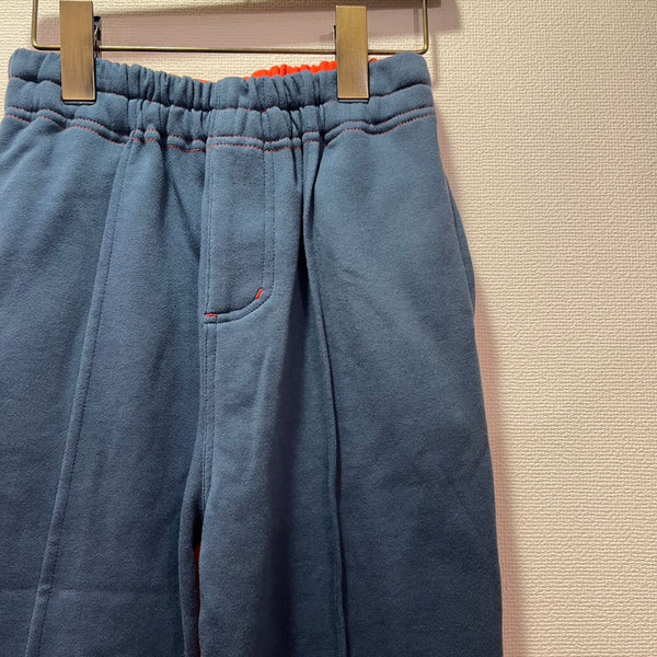 NEEDLE WORKS/ ニードルワークス   　裏毛2トーンピンタックパンツ(NAVY) [1224216J]