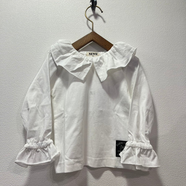 NEEDLE WORKS/ Needle Works Frill Collar T-shirt (White) [3225108]