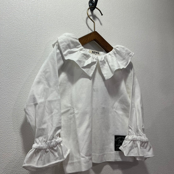 NEEDLE WORKS/ Needle Works Frill Collar T-shirt (White) [3225108]