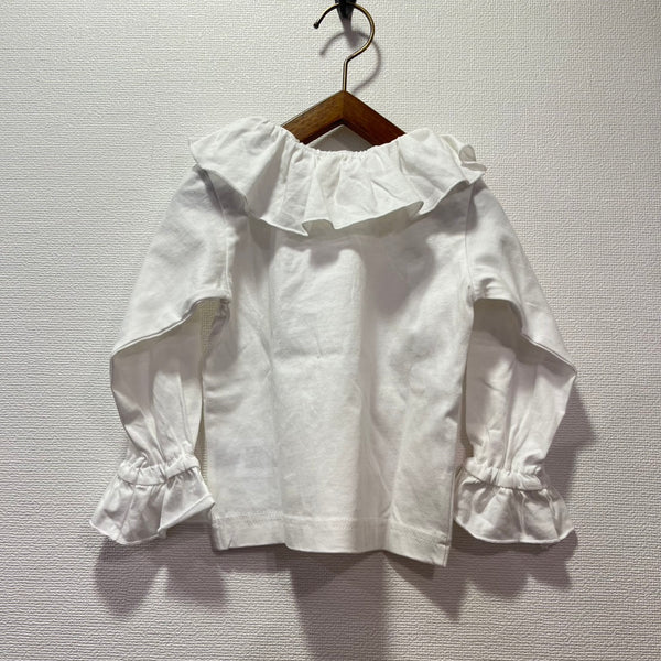 NEEDLE WORKS/ Needle Works Frill Collar T-shirt (White) [3225108]