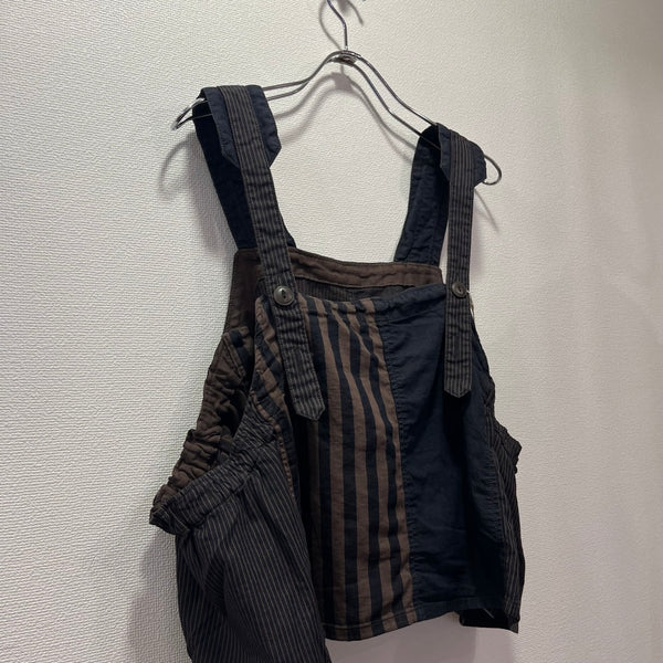 tumugu / Tumugu Denim x Hickory Stripe Bustier (Charcoal) TB25311