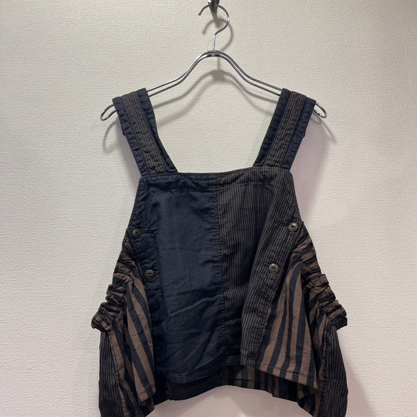 tumugu / Tumugu Denim x Hickory Stripe Bustier (Charcoal) TB25311