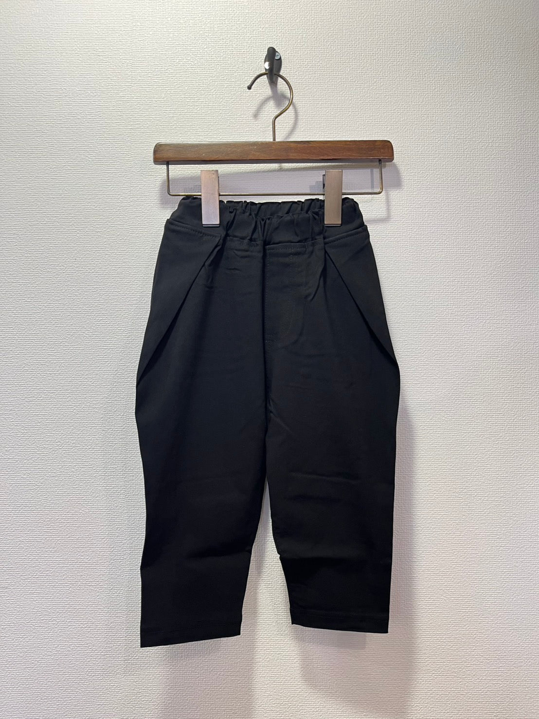 NEEDLE WORKS/ NEEDLE WORKS OFFICIALTEAM Super stretch three-dimensional wide tuck pants (BLACK) [1225138/J]