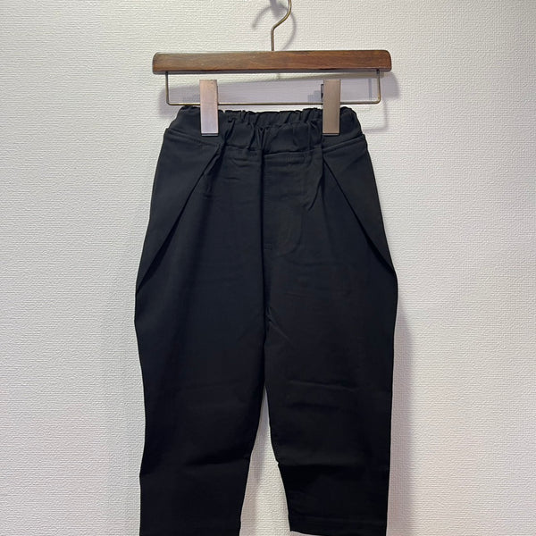 NEEDLE WORKS/ NEEDLE WORKS OFFICIALTEAM Super stretch three-dimensional wide tuck pants (BLACK) [1225138/J]