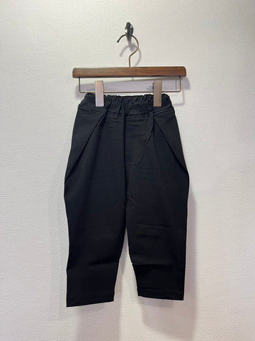 NEEDLE WORKS/ NEEDLE WORKS OFFICIALTEAM Super stretch three-dimensional wide tuck pants (BLACK) [1225138/J]