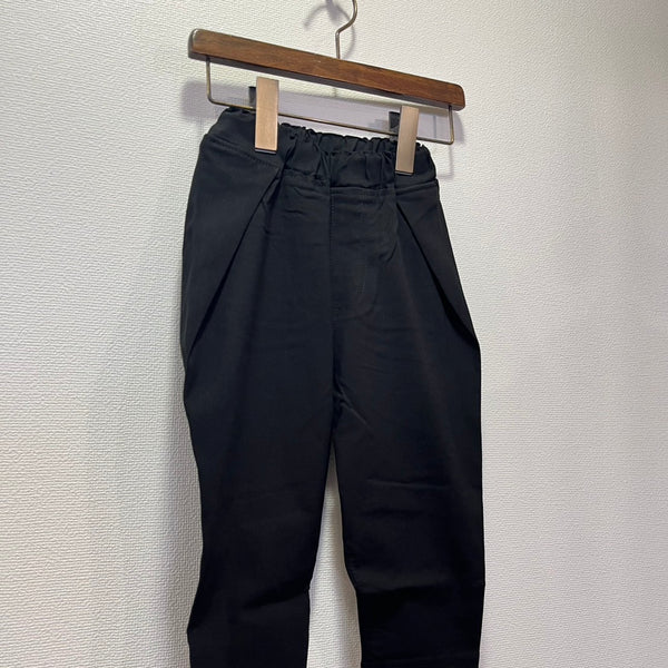 NEEDLE WORKS/ NEEDLE WORKS OFFICIALTEAM Super stretch three-dimensional wide tuck pants (BLACK) [1225138/J]