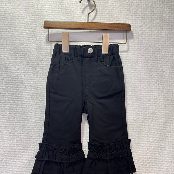 NEEDLE WORKS/NeWo Suso Ruffle Pants (BLACK) [3225120]