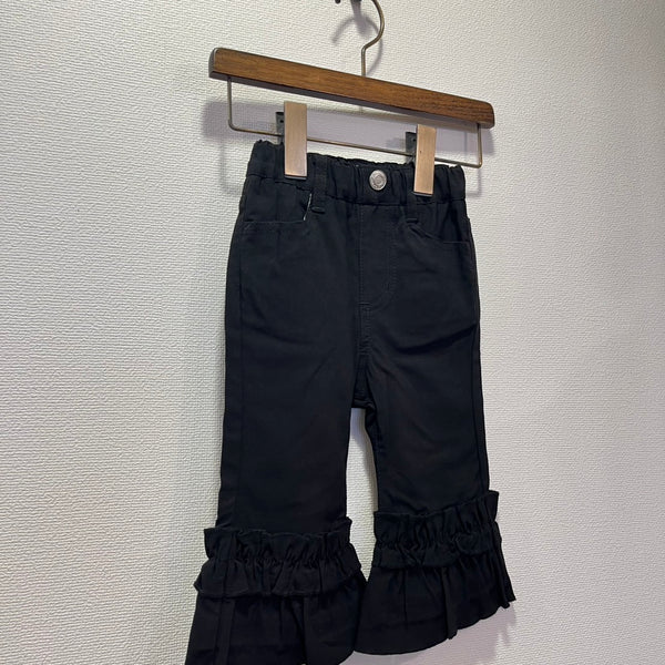 NEEDLE WORKS/NeWo Suso Ruffle Pants (BLACK) [3225120]