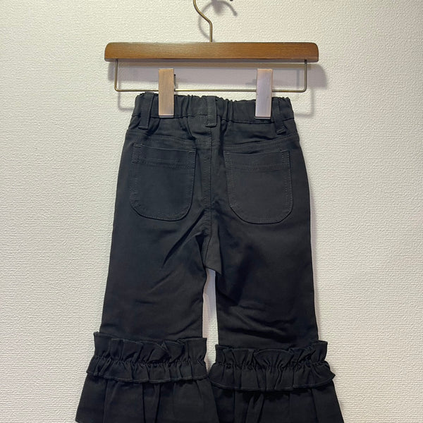 NEEDLE WORKS/NeWo Suso Ruffle Pants (BLACK) [3225120]