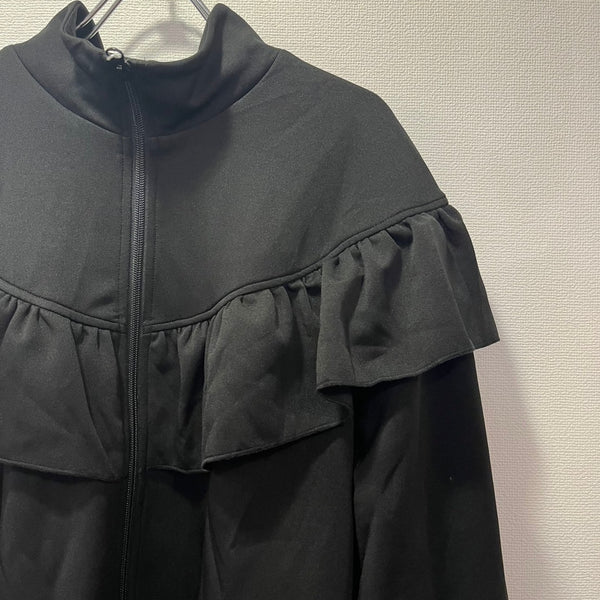 NEEDLE WORKS/NeWo Ruffle Track Jacket (BLACK) [3225111]