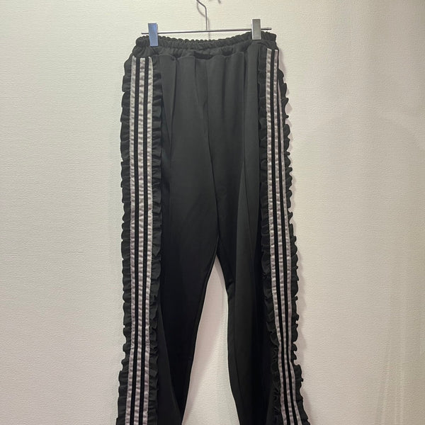 NEEDLE WORKS/NeWo Ruffle Track Pants (BLACK) [3225119]