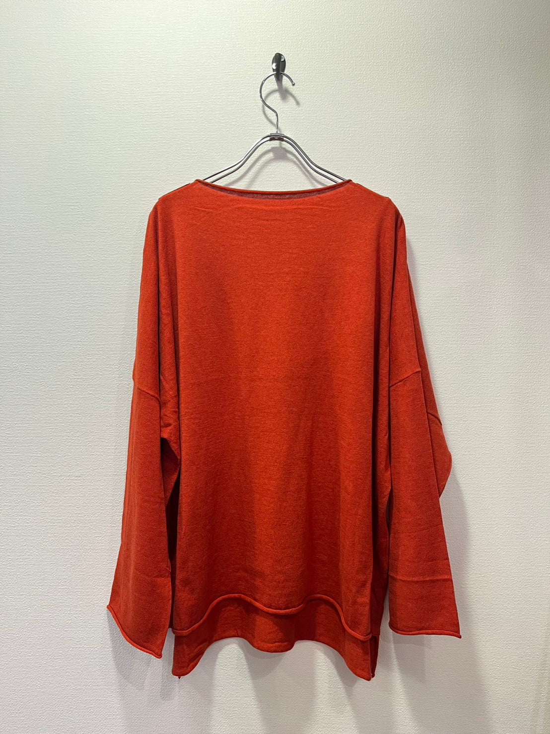 TANG COTTON CASHMERE knit cut and sew (blood orange) 2320000
