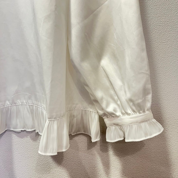 tumugu / Tumugu cotton satin temple over (off-white) TB19436a-WA