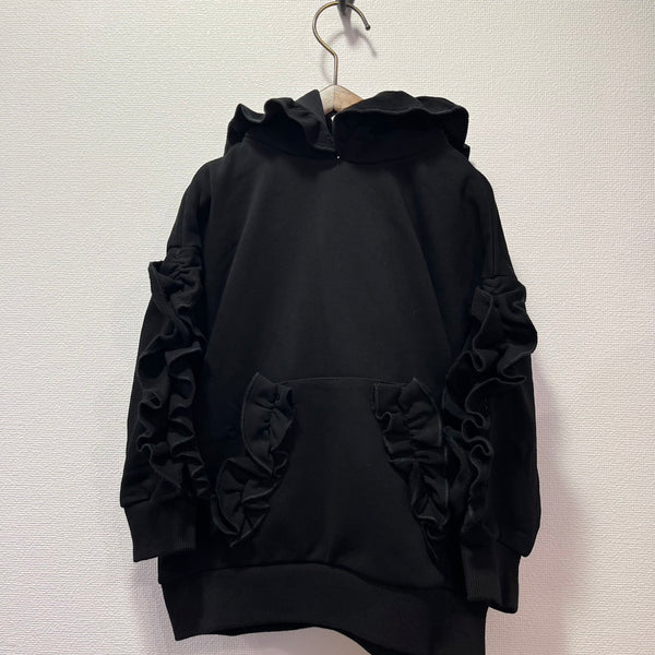 NEEDLE WORKS/ Needle Works NeWo Frill Hoodie (BLACK) [3225212]