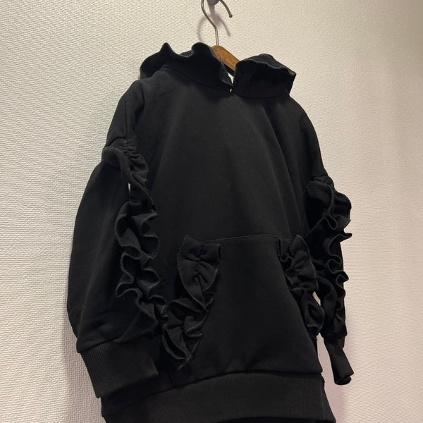 NEEDLE WORKS/ Needle Works NeWo Frill Hoodie (BLACK) [3225212]