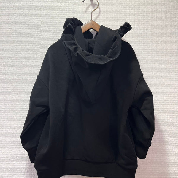 NEEDLE WORKS/ Needle Works NeWo Frill Hoodie (BLACK) [3225212]
