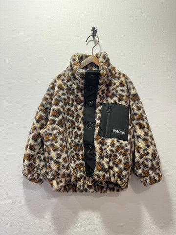 NEEDLE WORKS/ WORKS Leopard Fleece Jumper (BEIGE) [2225200]