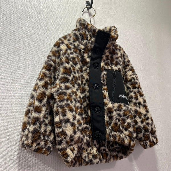 NEEDLE WORKS/ WORKS Leopard Fleece Jumper (BEIGE) [2225200]
