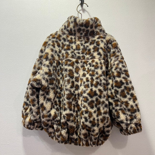 NEEDLE WORKS/ WORKS Leopard Fleece Jumper (BEIGE) [2225200]