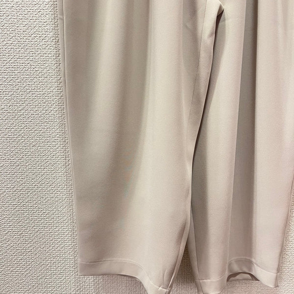 tumugu / Tumugu Soar Pearl Compact Tapered Pants (Greige) TB21442a-WA