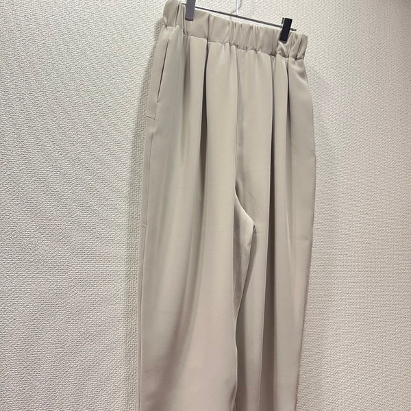 tumugu / Tumugu Soar Pearl Compact Tapered Pants (Greige) TB21442a-WA