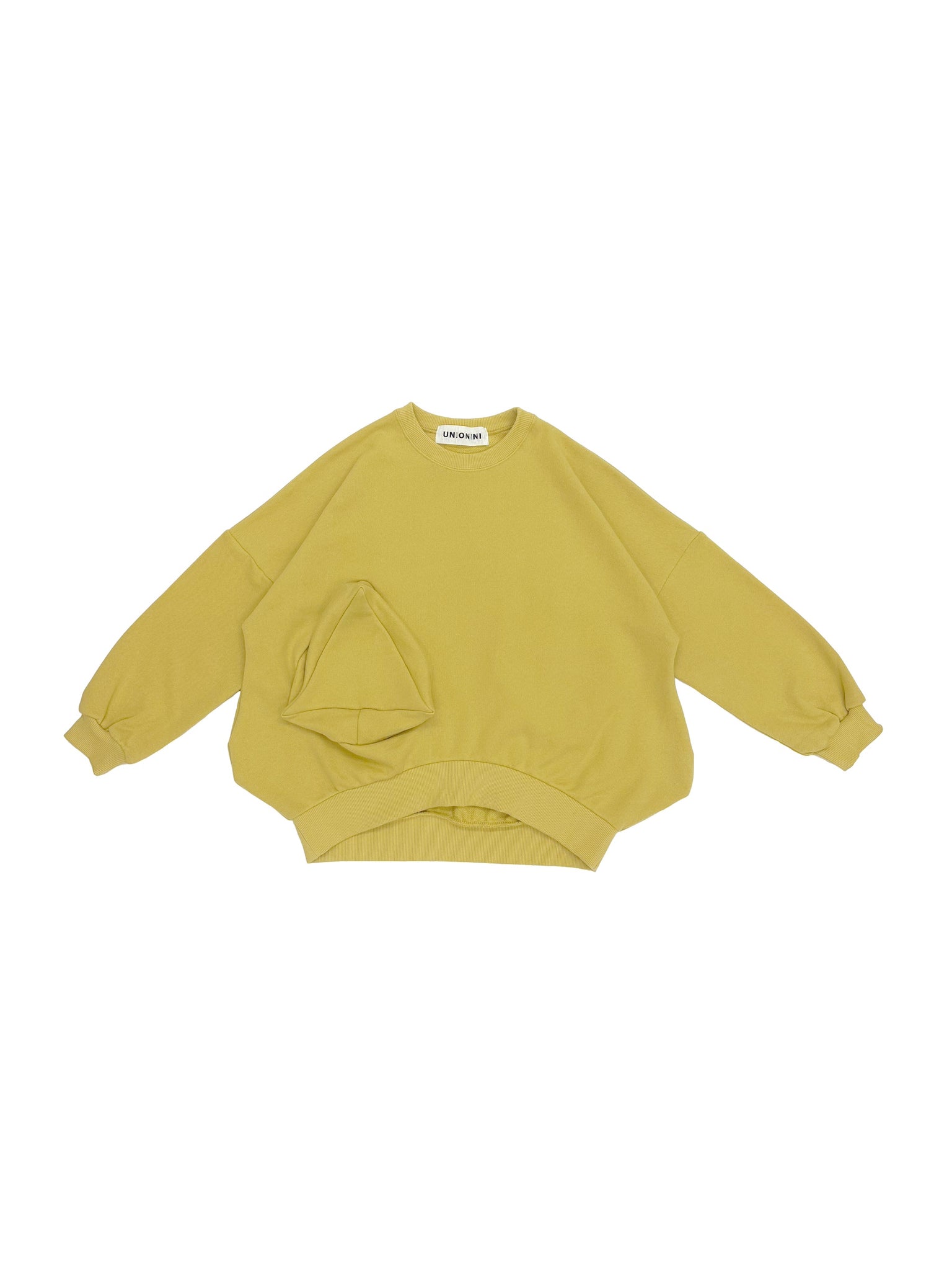 /UNIONINI/ユニオニーニ/24awtr020 〇△SWEAT　yellow