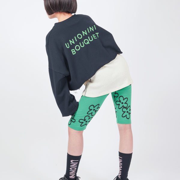 SALE/セール 30%OFF UNIONINI/ユニオニーニ/ flower short leggings（green)PT102