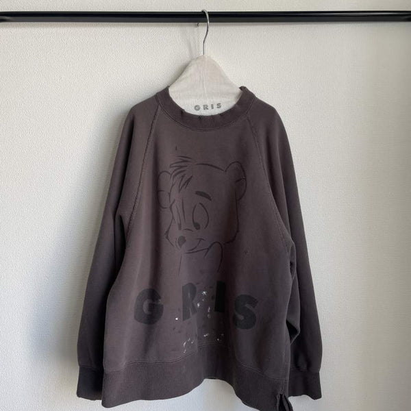 GRIS/구리/ 빈티지 스웨트(차콜) GR25awcu002