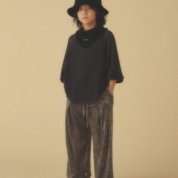 GRIS/グリ/  Mall Mesh Tacking pants (CHARCOAL) GR26SS-CU007