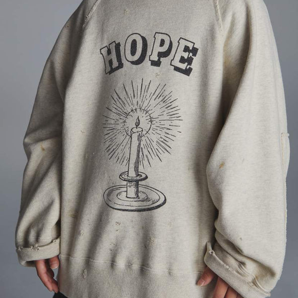 GRIS/グリ/  "HOPE" vintage sweat GR24AW-CU004B OATMEAL