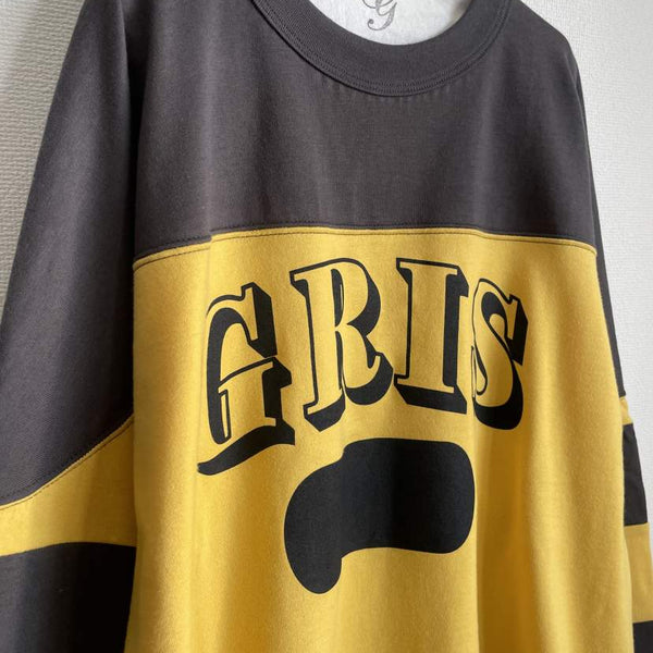 GRIS/Guri/Football long sleeve tee (yellow) GR25awcu003