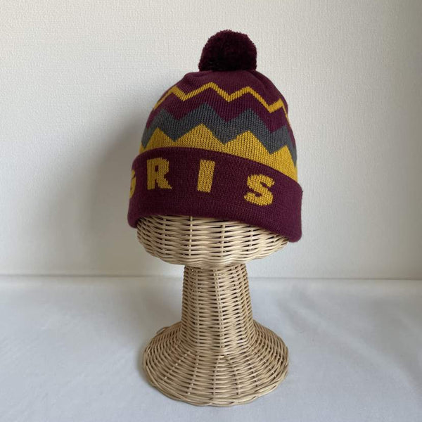 GRIS/Knit beanie (burgundy) GR25awac005