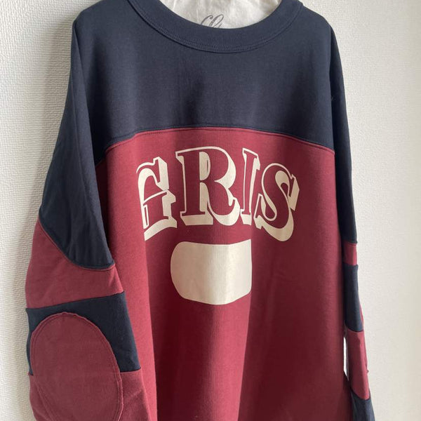 GRIS/Guri/Football long sleeve tee (burgundu) GR25awcu003
