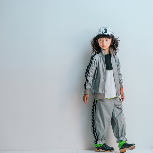 frankygrow/フランキーグロウ  SIDE LINE PE PANTS（gray）24FWBT-349