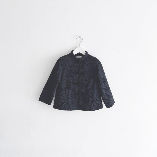 frankygrow/フランキーグロウ MATELASSE JQ CHINA JACKET(BLACK) 24FWJK-200