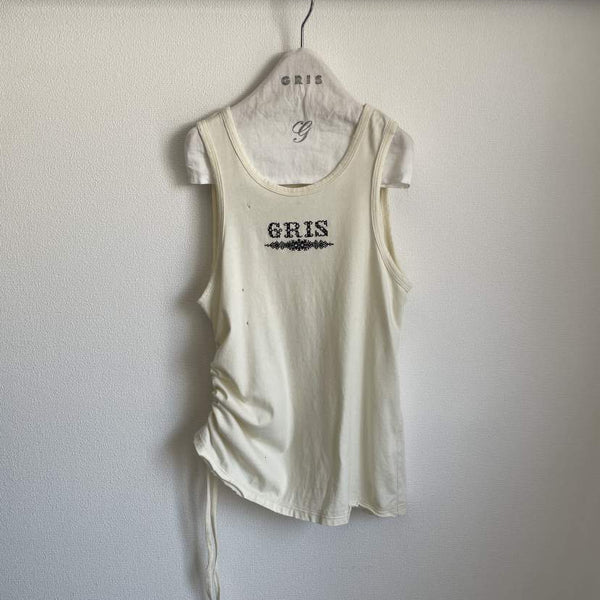 GRIS/グリ/ Drawing tank top(ECRU) GR26SS-CU004