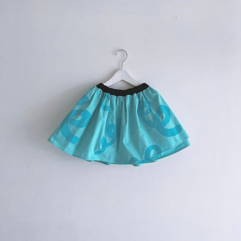 frankygrow/フランキーグロウ ORG.PT GURUGURU AIRY SKIRT(BLUE)24FWBT-346