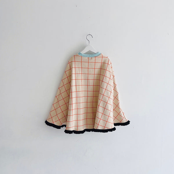 frankygrow/フランキーグロウ  poncho dress（beige）24FWop-255