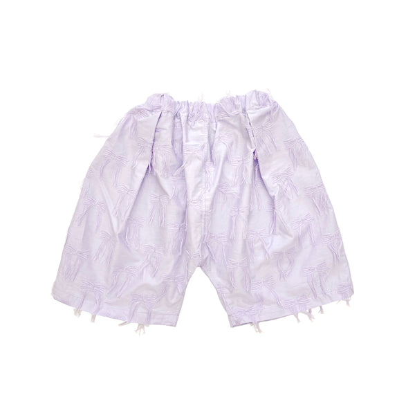 UNIONINI/ユニオニーニ/ ribbon short pants（pale purple)pt086
