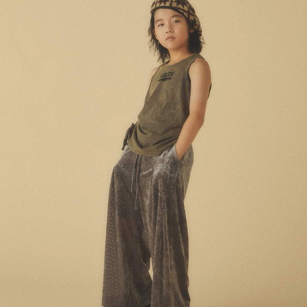 GRIS/グリ/  Mall Mesh Tacking pants (CHARCOAL) GR26SS-CU007