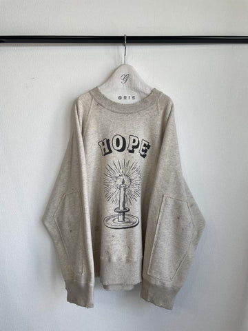 GRIS/グリ/  "HOPE" vintage sweat GR24AW-CU004B OATMEAL