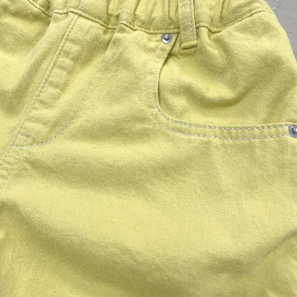 Reservation Fabriq Report / Fabric Report Cut Off Shorts (Yellow) 5121028 January-March