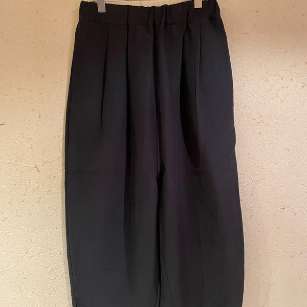 Tumugu / Tsumug Acetate Cotton Pants (Black) TB21145
