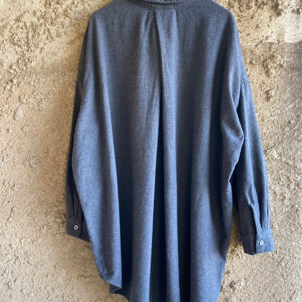 Brocante/ブロカント 　エノームシャツ（チャコールグレー）　36-265t
