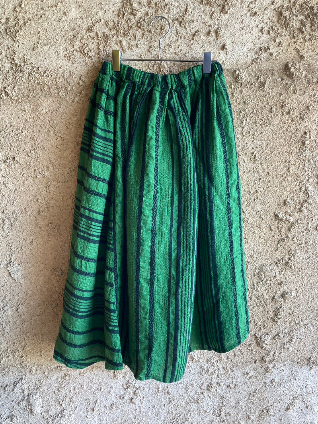 SALE / セール 30％OFF tumugu / ツムグ ジャガードストライプスカート