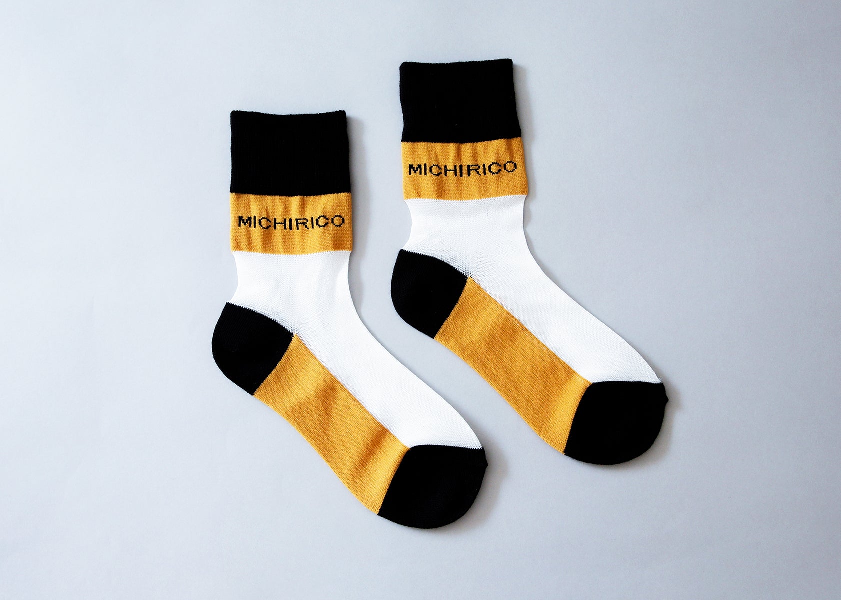 ミチリコ/michirico michirico socks(マスタード) mr22ss31