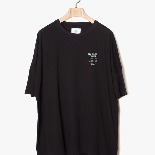 ☆reserve☆STOF / Stuff Folklore Rough Pullover (Black) SF22AW-24 July
